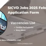 SICVD Jobs 2025 February Jobs Application Form