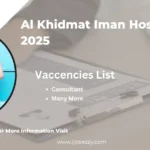Al Khidmat Iman Hospital Jobs 2025 Application Form