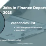 Jobs In Finance Department Lahore 2025 Apply Online