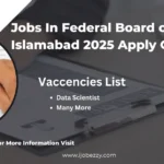Jobs In Federal Board of Revenue Islamabad 2025 Apply Online