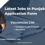 Latest Jobs In Punjab Police 2025 Application Form